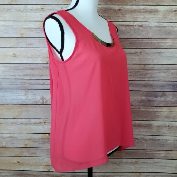 Moon Collection Sheer Boat Neck Blouse Size Large - Picture 4 of 7